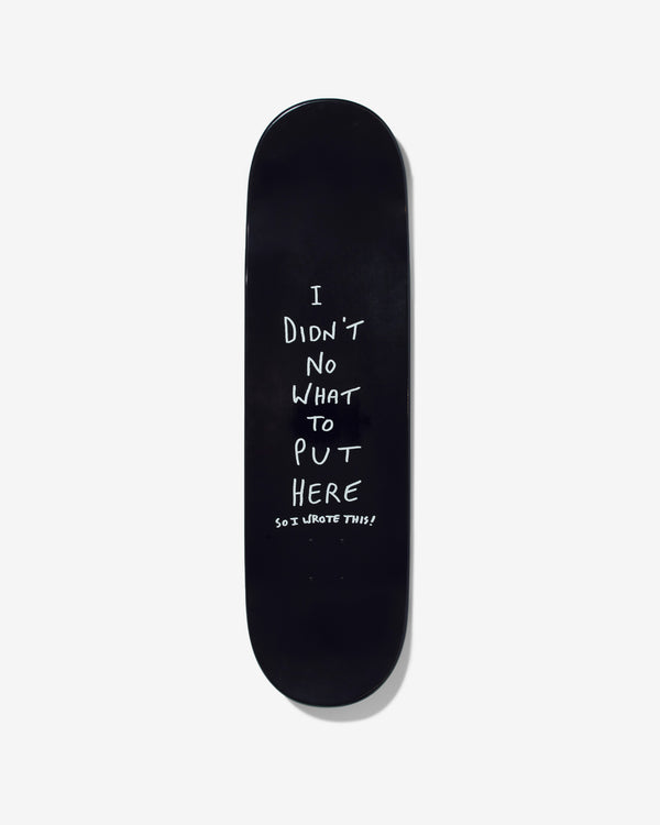 Noah - Noah x Sniffin' Glue Deck - Detail