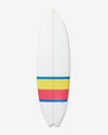 Noah - Rugby Stripe Surfboard - White - Swatch