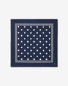 Noah - Polka Dot Bandana - Navy - Swatch