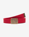 Noah - Cotton Web Belt - Red - Swatch