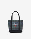 Noah - Tartan Print Mini Tote Bag - Blackwatch - Swatch