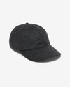 Noah - Wool Flannel 6-Panel - Charcoal - Swatch