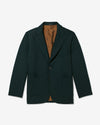 Noah - Barathea Wool Sack Jacket - Rifle Green - Swatch