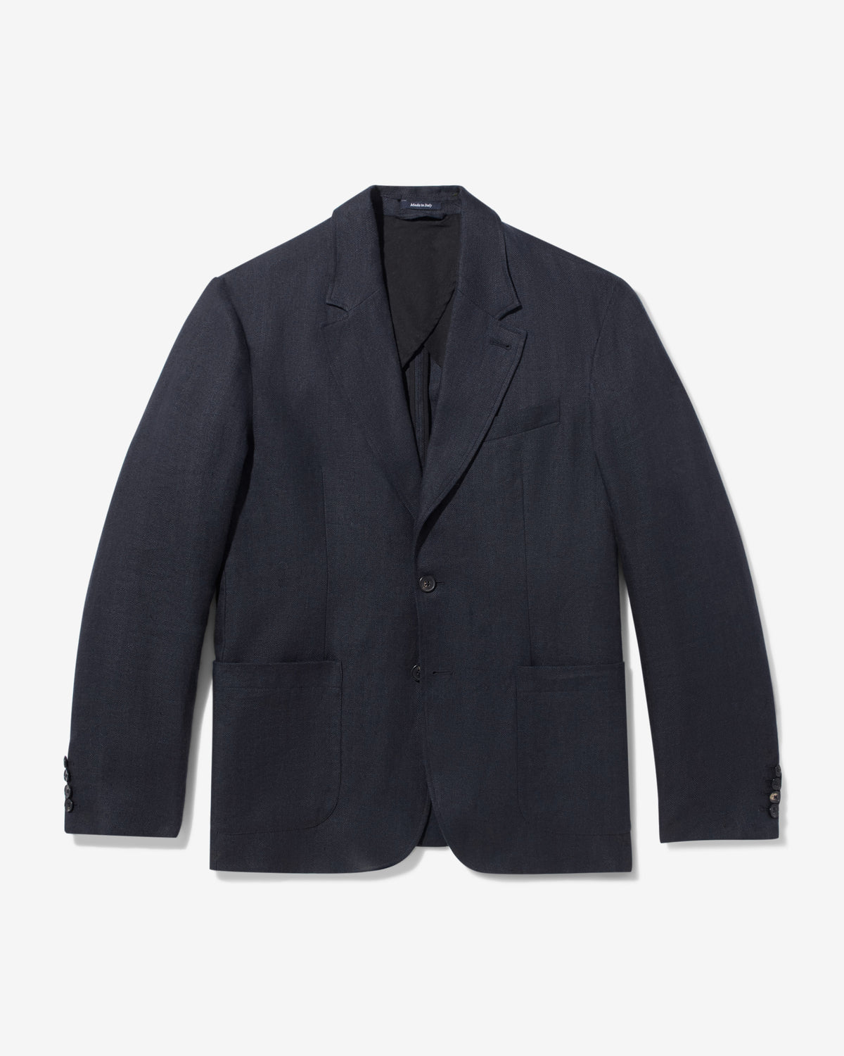 Herringbone Linen Sack Jacket