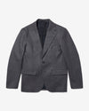 Noah - Single-Breasted Wool Jacket - Grey - Swatch