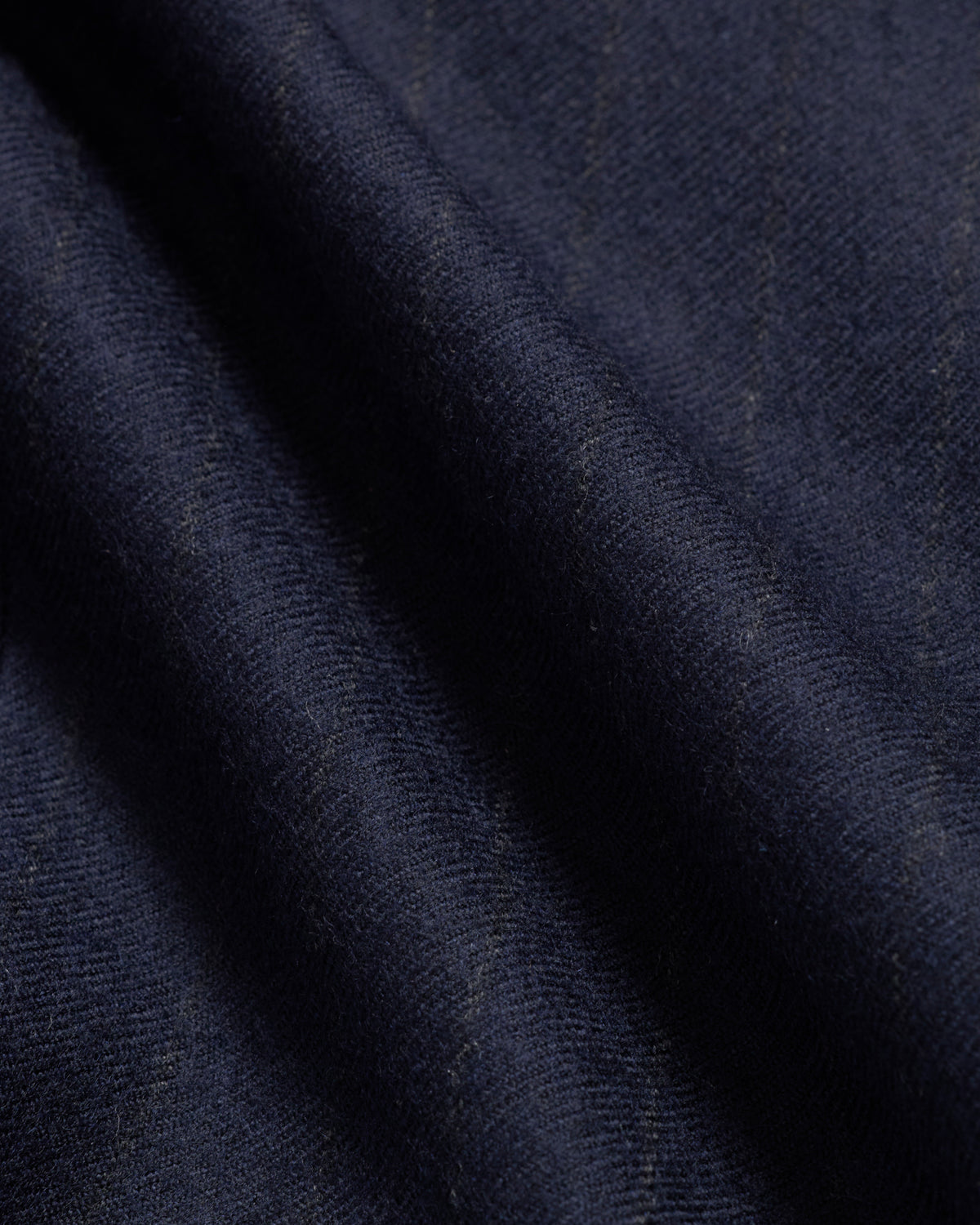 Single-Breasted Chalk Stripe Wool Jacket