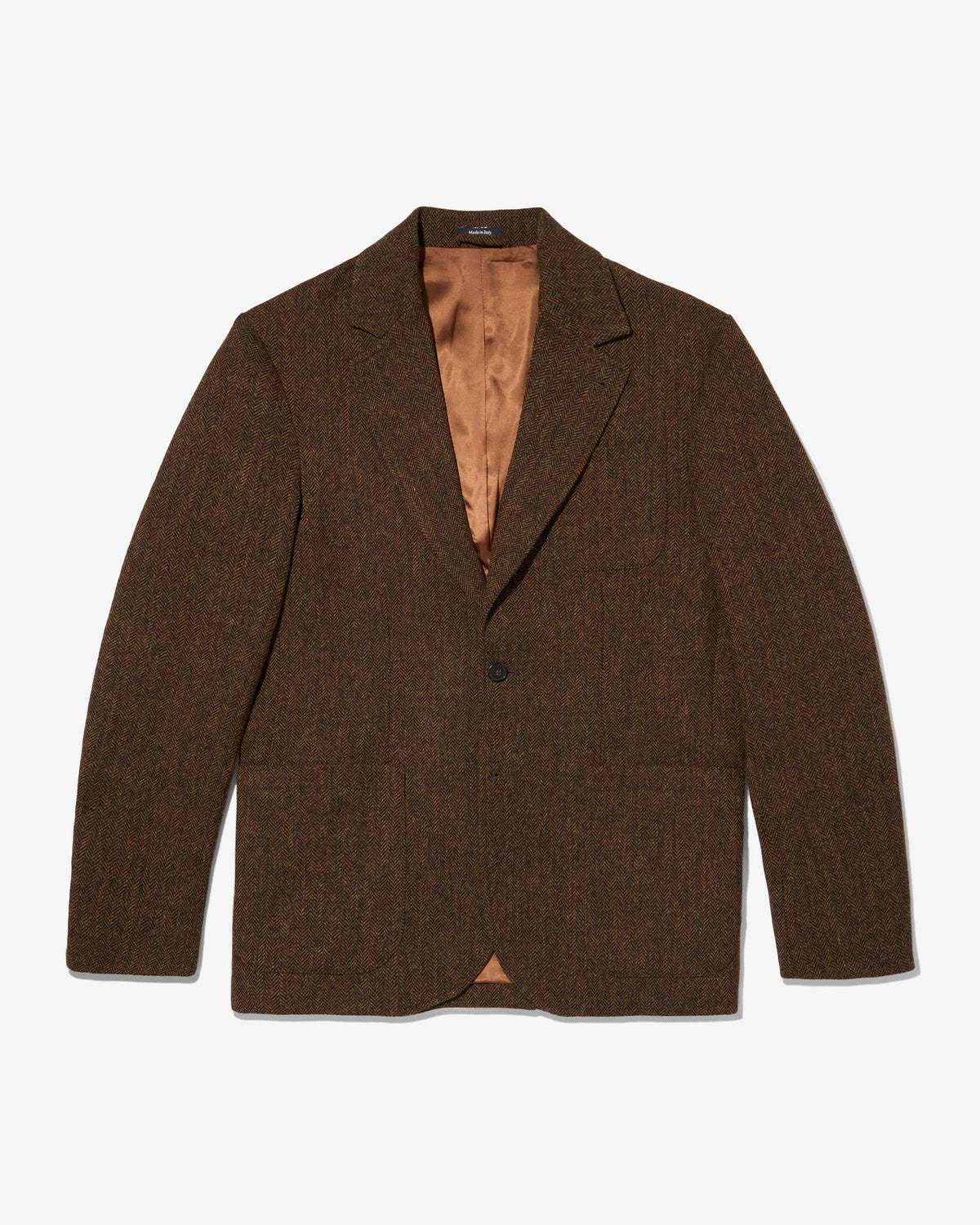 Wool Herringbone Sack Jacket