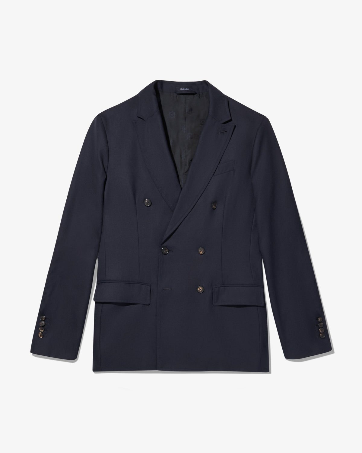 Hopsack Double-Breasted Blazer