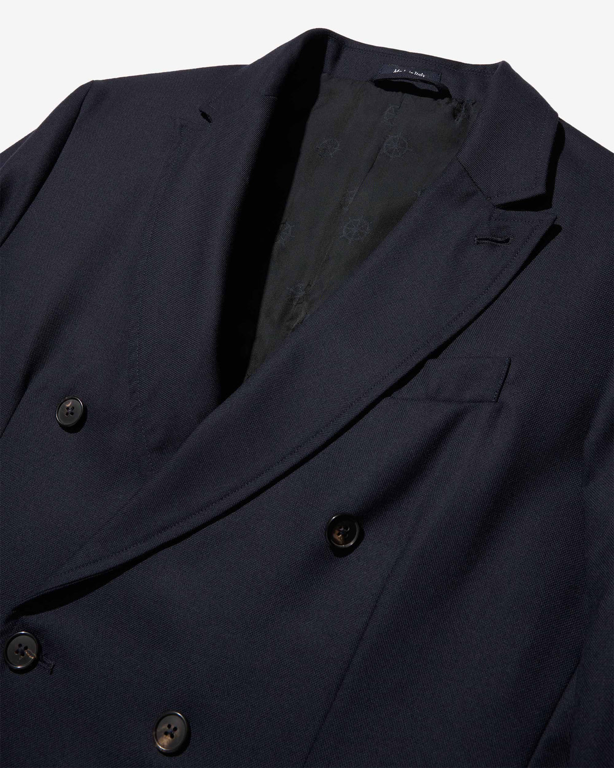 Hopsack Double-Breasted Blazer