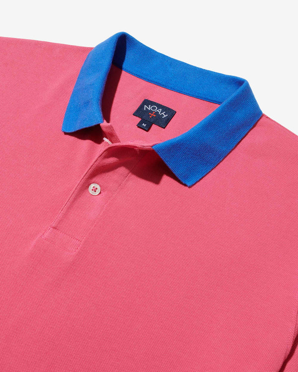 Noah - Contrast Collar Pique Polo - Detail
