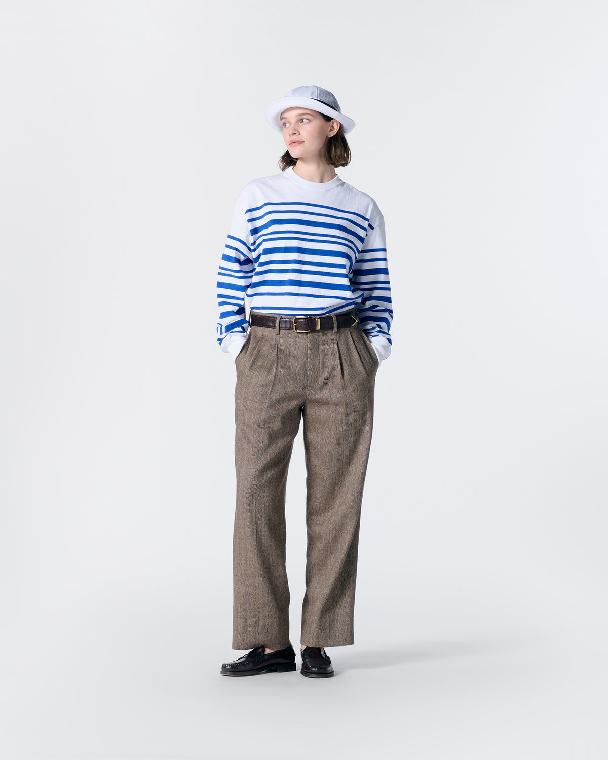 Oversized Striped Rugby Top