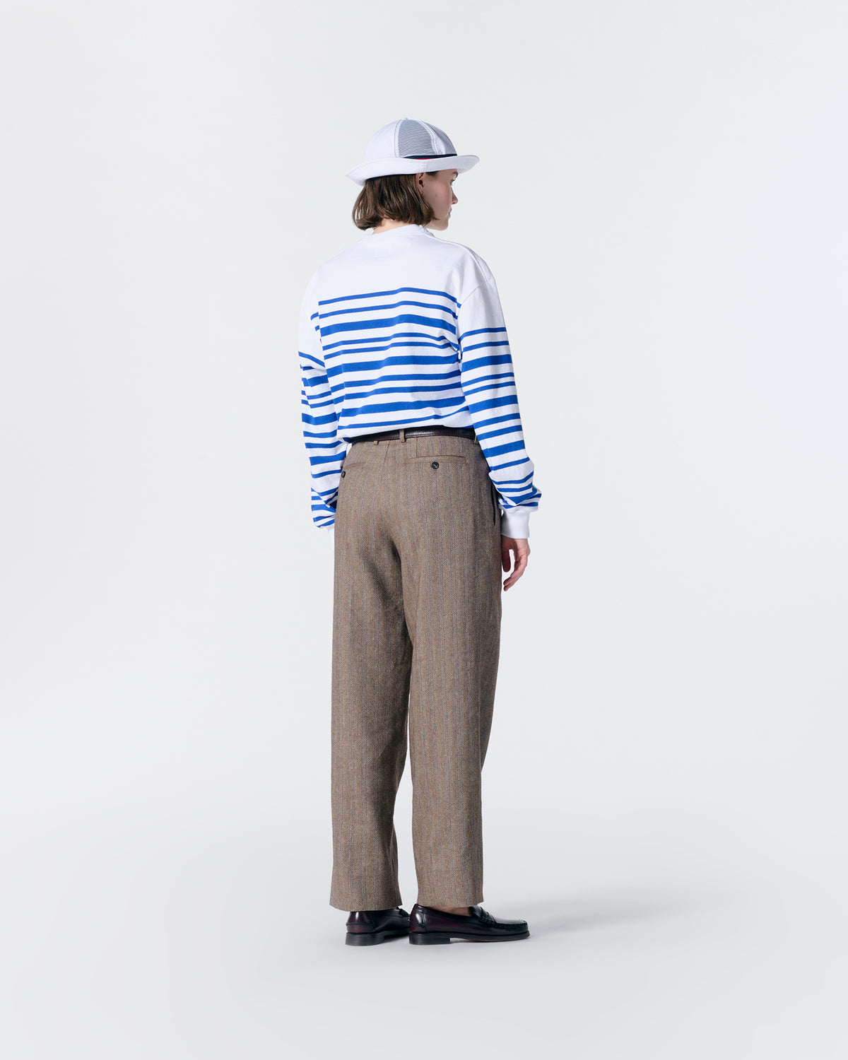 Oversized Striped Rugby Top