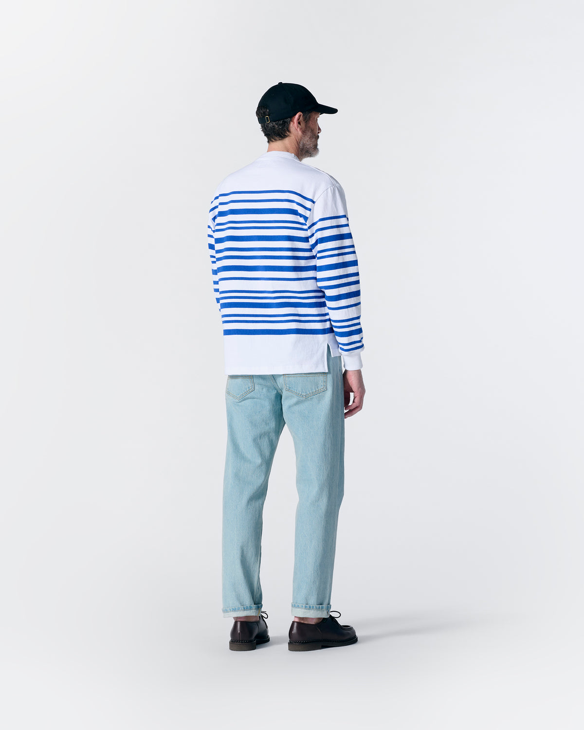 Oversized Striped Rugby Top