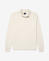 Noah - Long Sleeve Pique Polo - Light Heather - Swatch