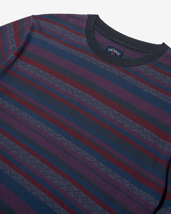 Noah - Striped Pointelle Tee - Detail