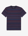 Noah - Striped Pointelle Tee - Jewel - Swatch