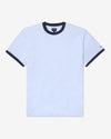 Noah - Heather Ringer Tee - Heather Blue - Swatch