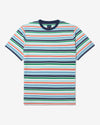 Noah - Striped Short Sleeve Top - Multi - Swatch
