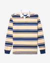 Noah - Boxy Fit Rugby - Khaki/Navy - Swatch