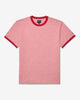 Noah - Heather Ringer Tee - Heather Red - Swatch