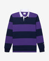 Noah - Boxy Fit Rugby - Purple / Navy - Swatch