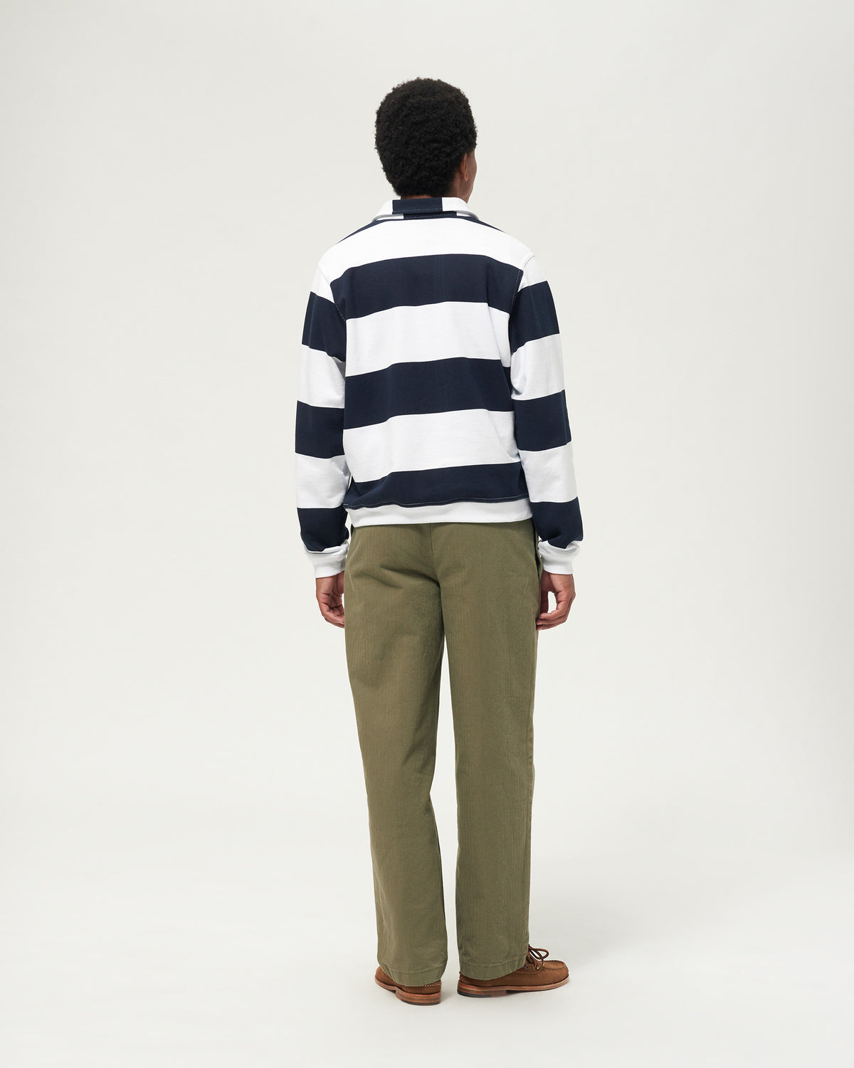 Striped Lightweight Pullover Sweatshirt