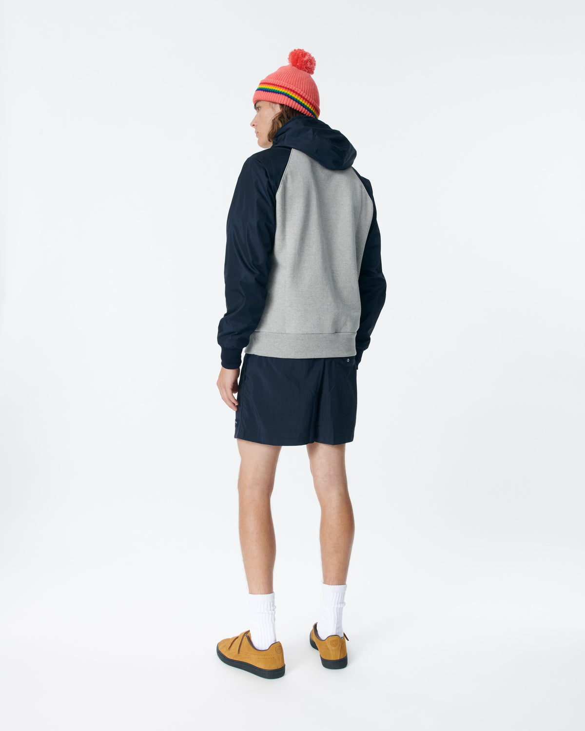 Nylon Combo Hoodie
