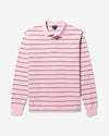 Noah - Long Sleeve Pique Polo - Light Pink / Navy - Swatch