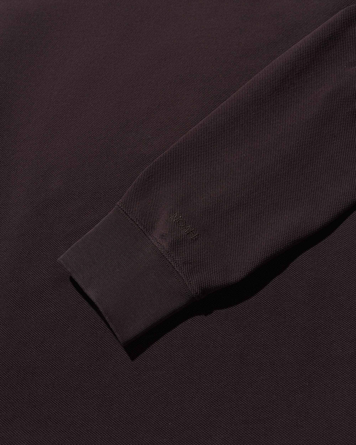 Long Sleeve Pique Polo