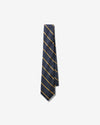 Noah - Silk Repp Stripe Tie - Navy / Gold - Swatch