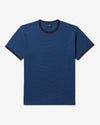 Noah - Autumn Striped Ringer Tee - Marine - Swatch