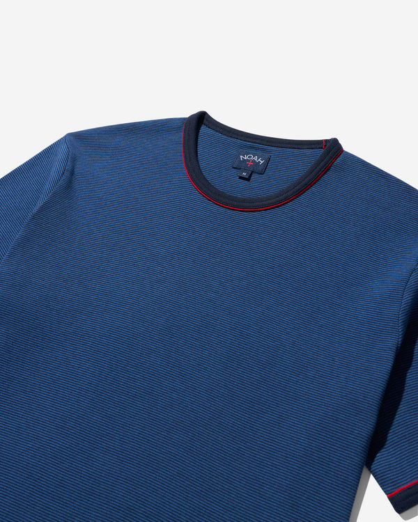 Noah - Autumn Striped Ringer Tee - Detail