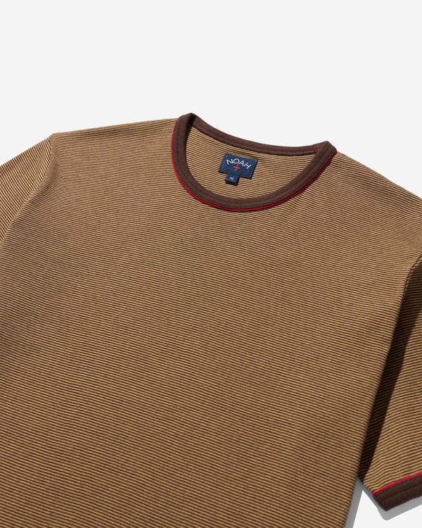 Noah - Autumn Striped Ringer Tee - Detail