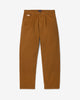 Noah - Brushed Pleated Jeans - Duck Brown - Swatch