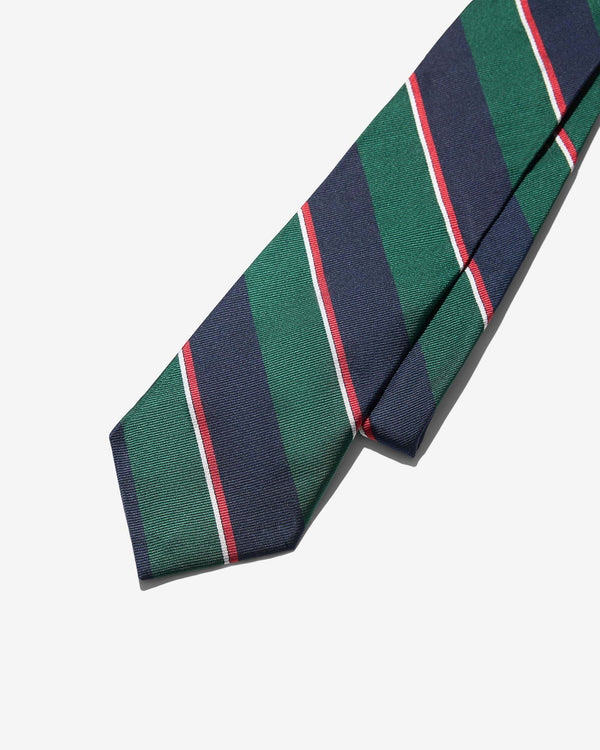 Noah - Silk Repp Stripe Necktie - Detail