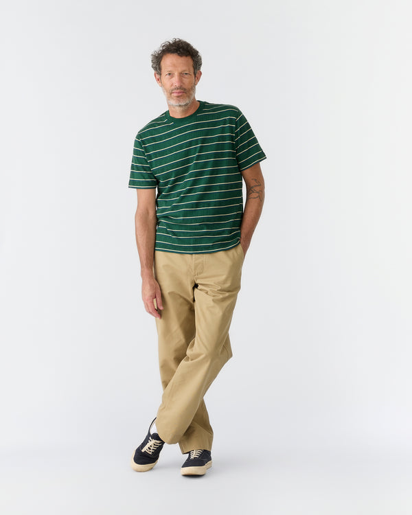Noah - Striped Pointelle Tee - Detail