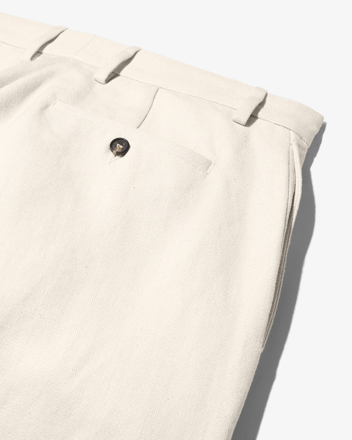 Canvas Single Pleat Trouser