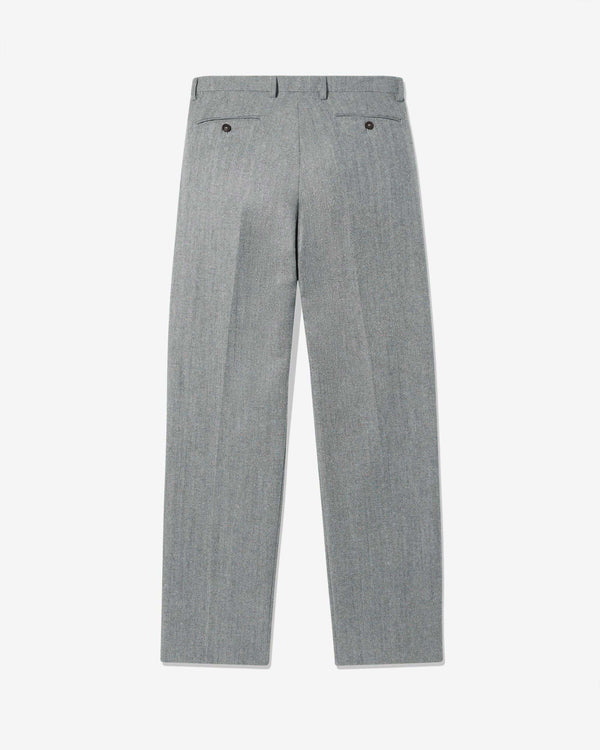 Noah - Single-Pleat Herringbone Donegal Trousers - Detail