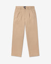 Noah - Twill Double-Pleat Pant - Sand - Swatch