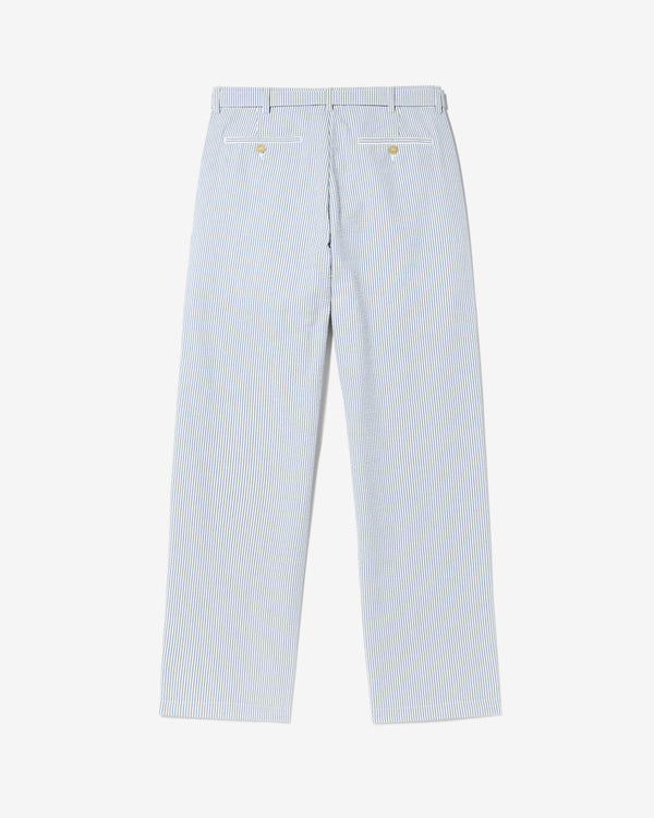 Noah - Seersucker Belted Single-Pleat Trousers - Detail