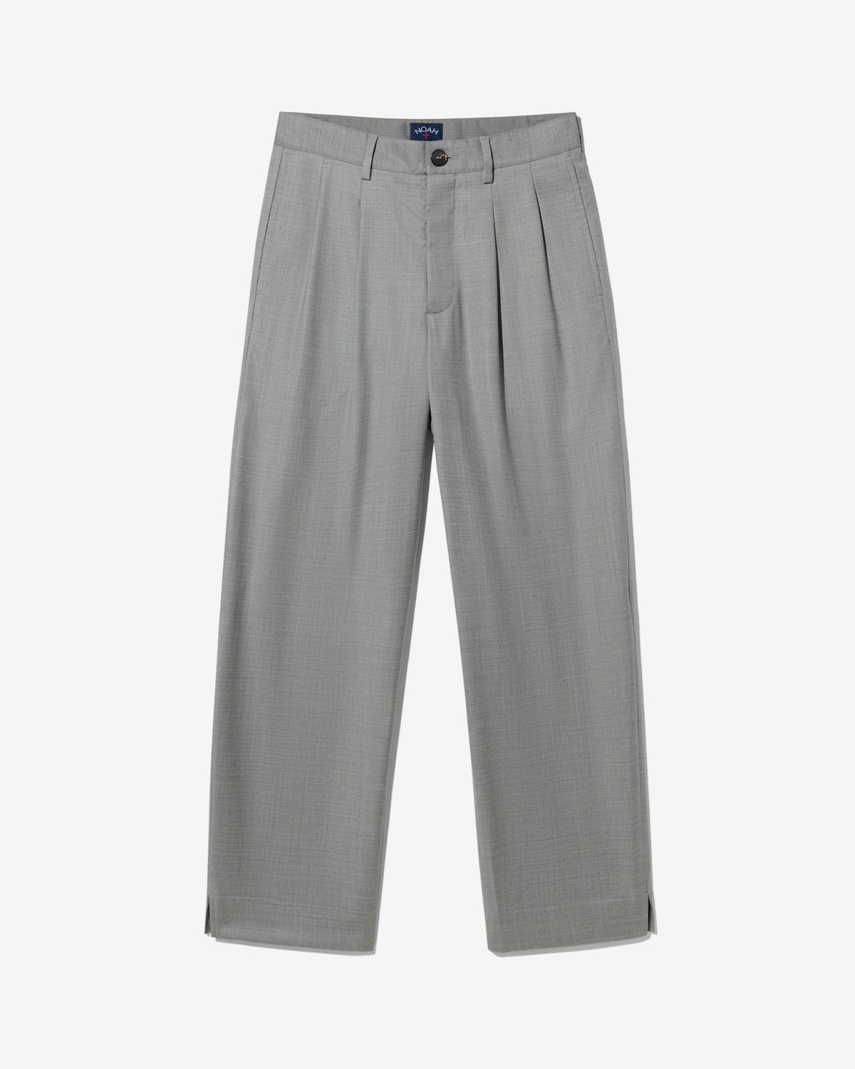 Double-Pleat Split Hem Pant