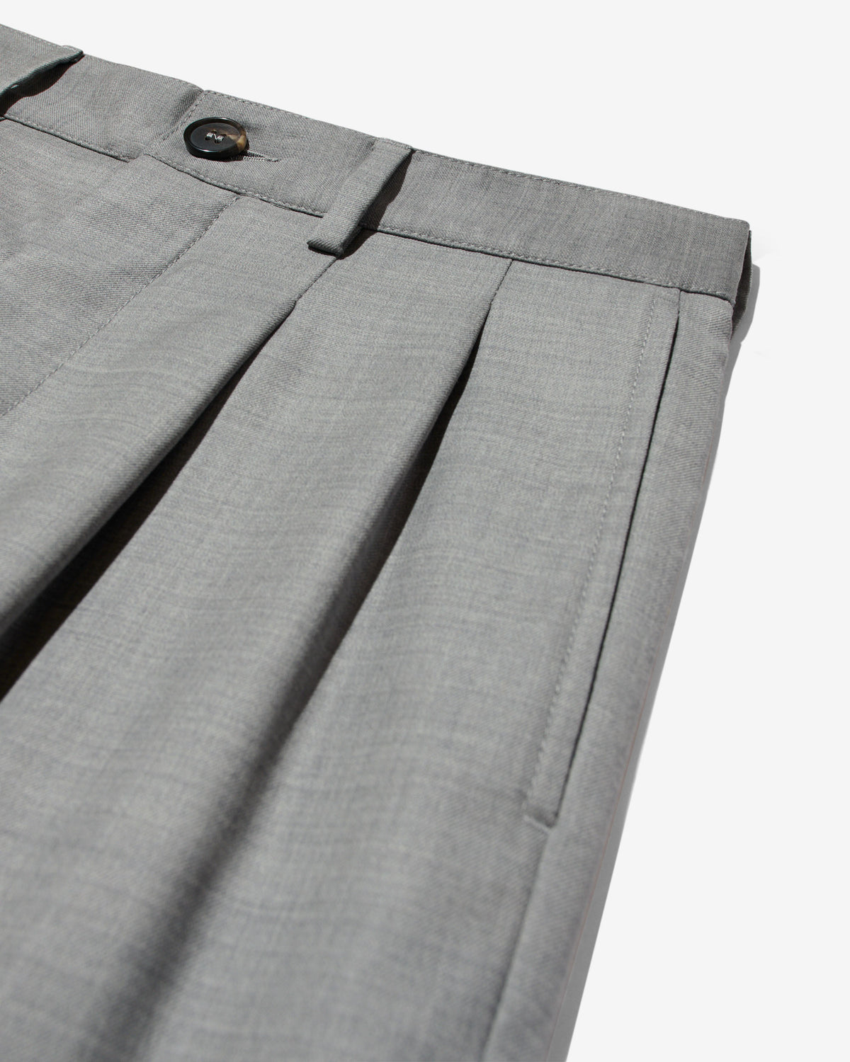 Double-Pleat Split Hem Pant
