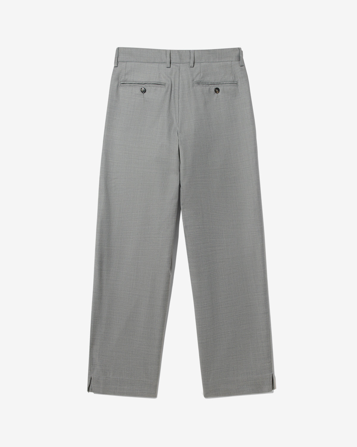 Double-Pleat Split Hem Pant