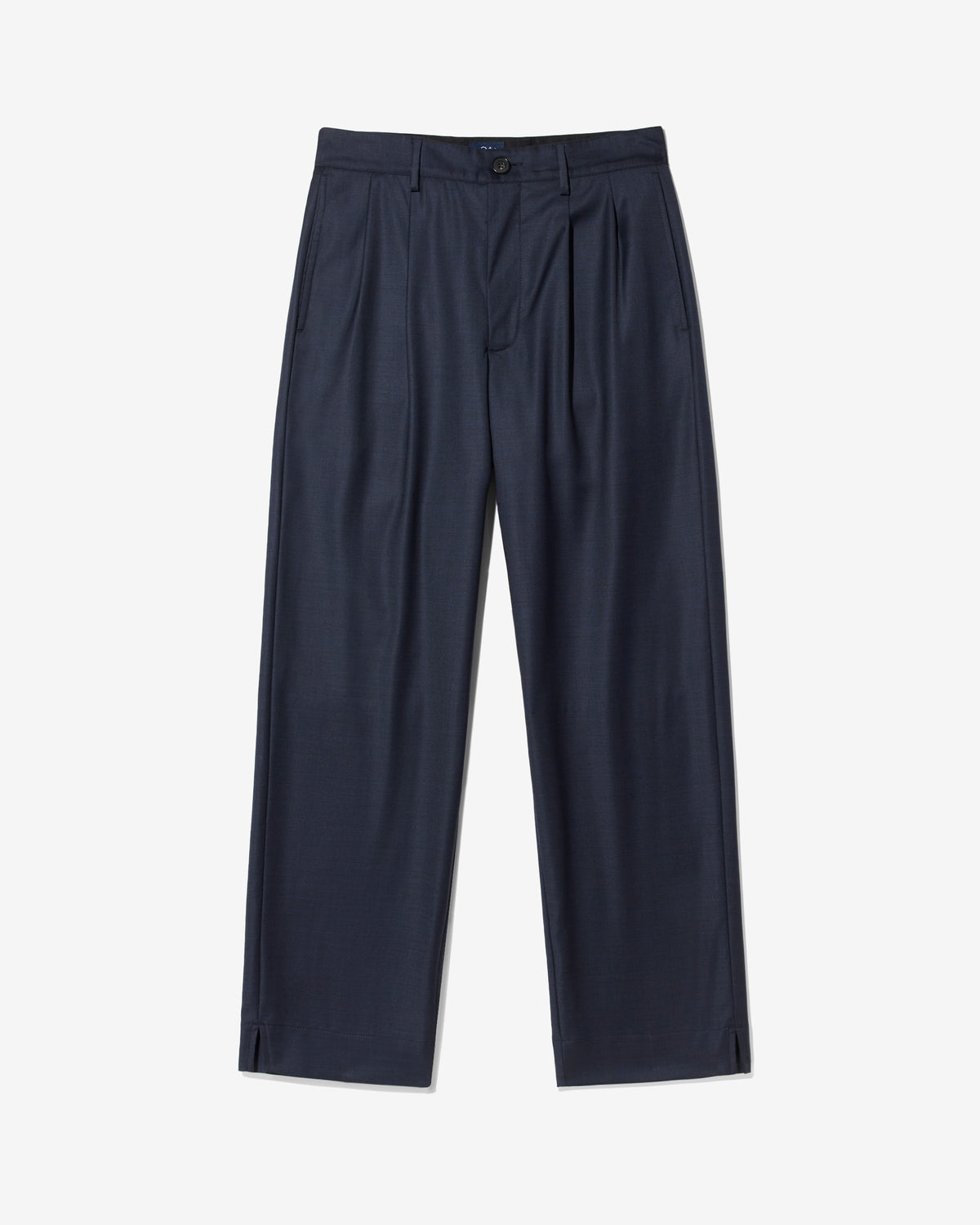 Double-Pleat Split Hem Pant