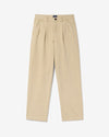 Noah - Double-Pleat Cotton Pant - Khaki - Swatch