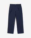 Noah - Double-Pleat Cotton Pant - Navy - Swatch