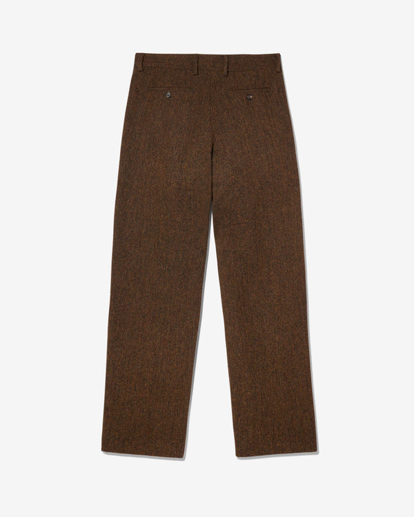 Noah - Double-Pleat Wool Herringbone Trousers - Detail