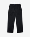 Noah - Double-Pleat Herringbone Pant - Black - Swatch