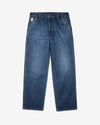 Noah - Denim Dungaree - Medium Wash - Swatch