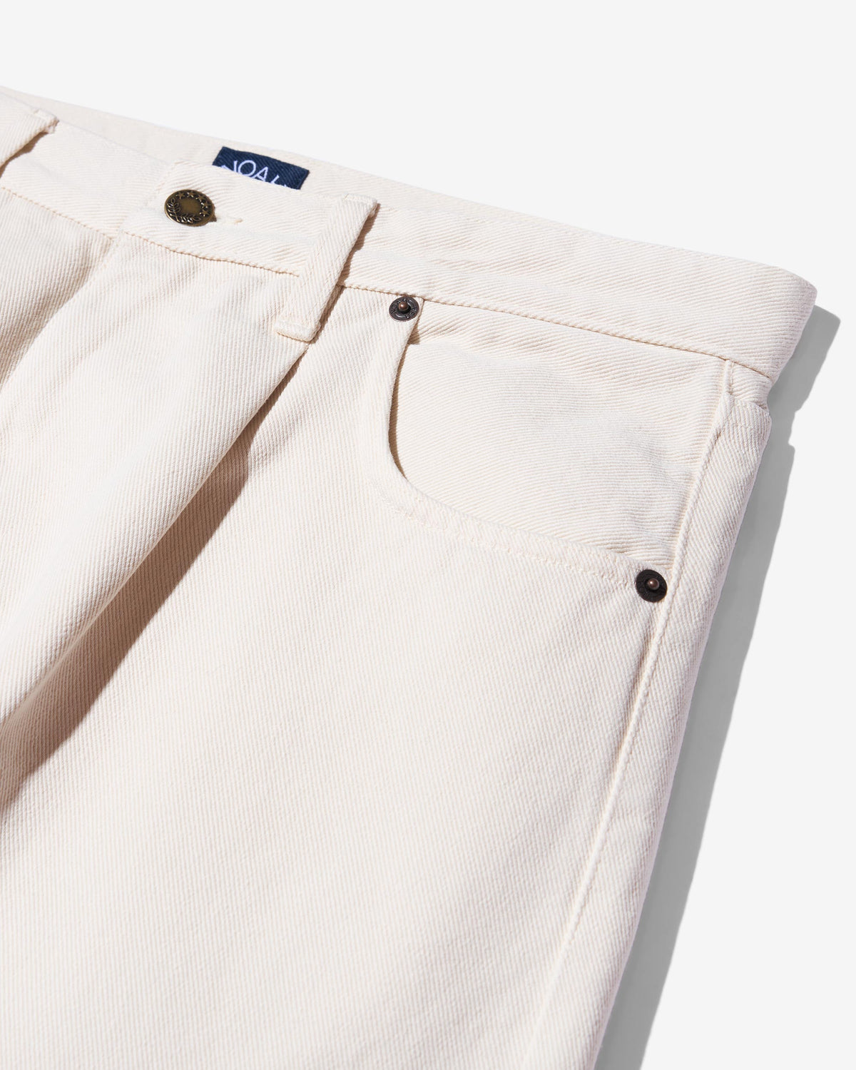 Brushed Pleated Jean